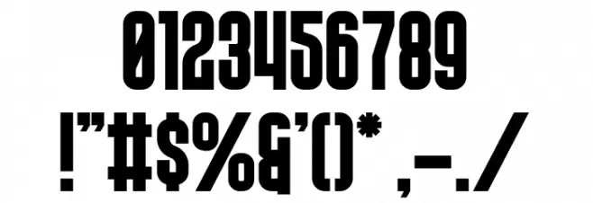 GRNORCH Font OTHER CHARS