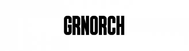 GRNORCH  Frei Schriftart Herunterladen