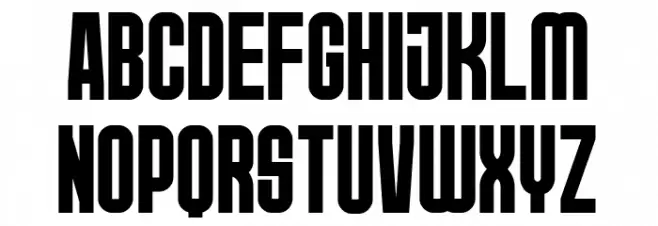 GRNORCH フォント 大文字