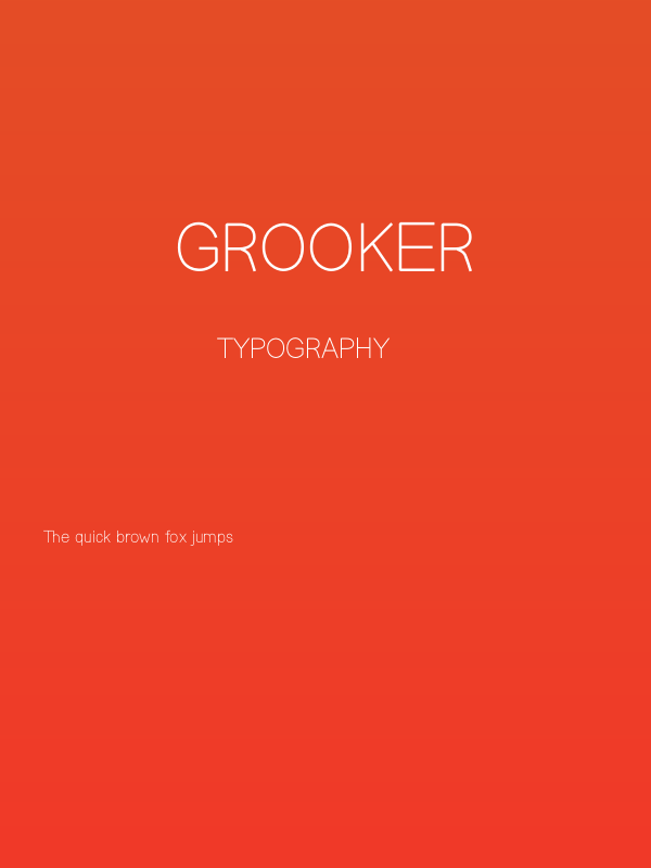 GROOKER Poster