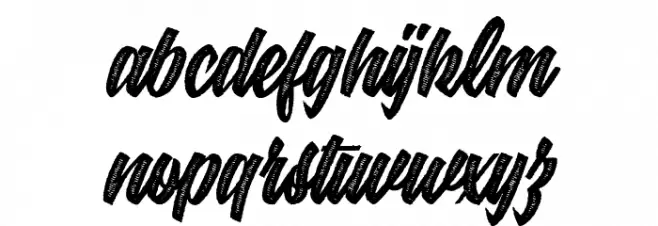 GROOVERS PERSONAL USE Bold Italic फ़ॉन्ट लोअरकेस