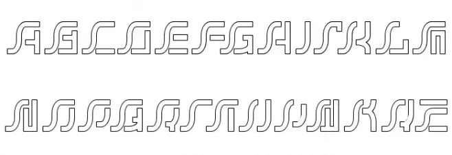 GROSSFADERS CH01 Шрифта ВЕРХНИЙ