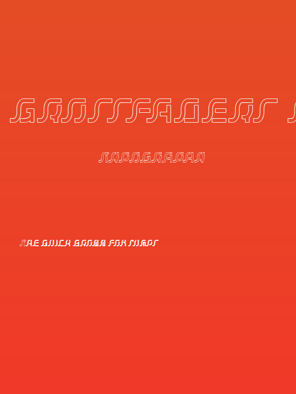 GROSSFADERS CH01 Poster