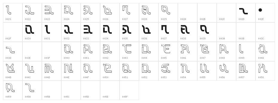 GROSSFADERS CH02 Character Map