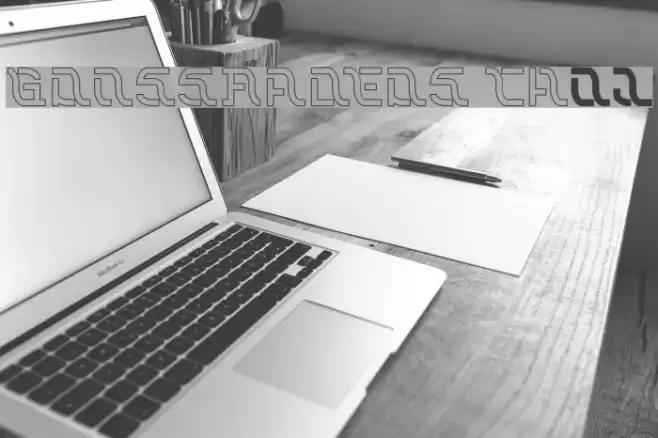 GROSSFADERS CH02 Schriftart examples