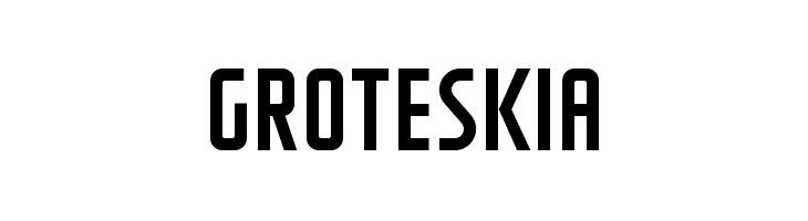 GROTESKIA Polices