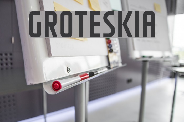 GROTESKIA Polices examples