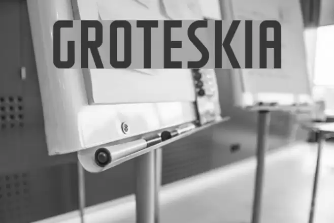 GROTESKIA Polices examples