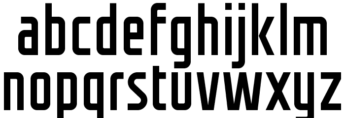 GROTESKIA Font LOWERCASE