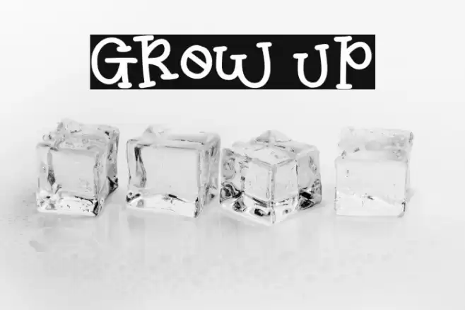 GROW UP Caratteri examples