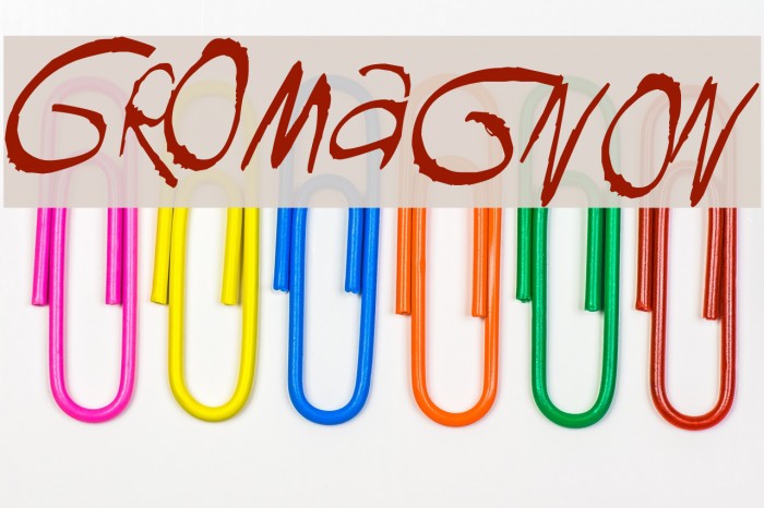 GROmagnon Font examples