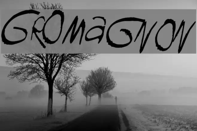 GROmagnon Font examples