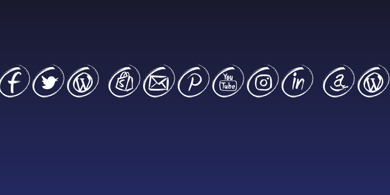 GRUNGE Social Media Social Header