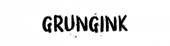 GRUNGINK  Fuentes Gratis Descargar