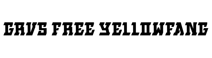 GRVS-FREE-YELLOWFANG  नि: शुल्क फ़ॉन्ट्स डाउनलोड