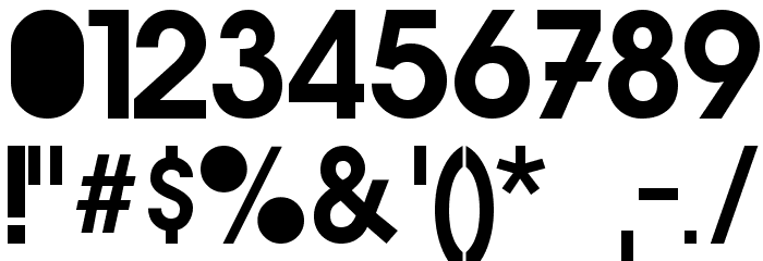 Gr-Ambient Font OTHER CHARS