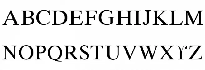 Gr-Memories-Normal Font Litere mari