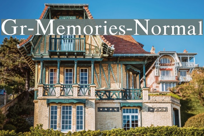 Gr-Memories-Normal Font examples