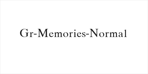 Gr-Memories-Normal Logo