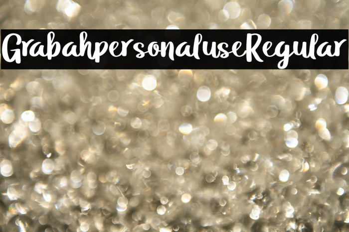 GrabahpersonaluseRegular Example 1