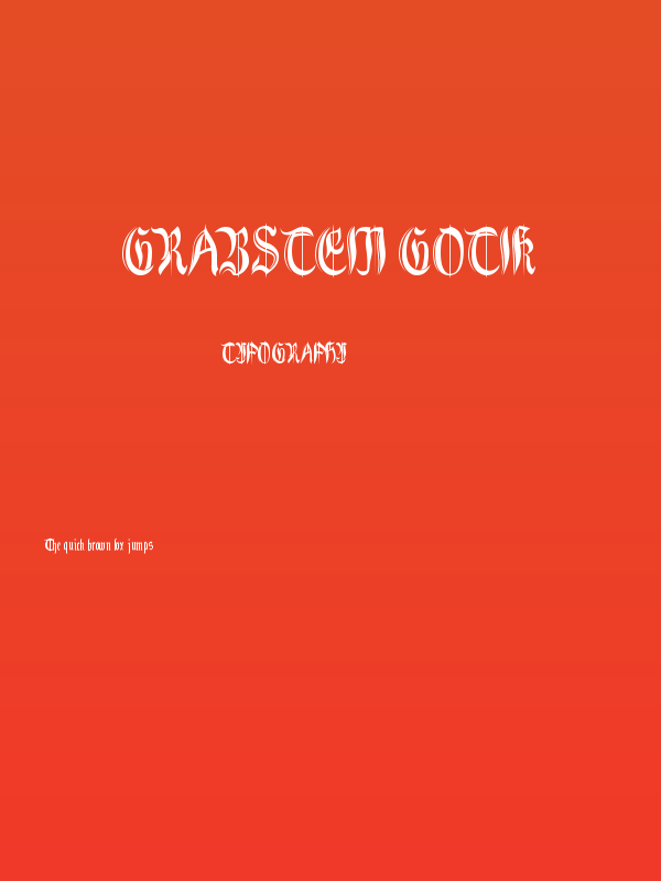 Grabstein Gotik Poster