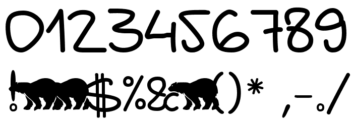 Grabstein HandSchrift Font OTHER CHARS