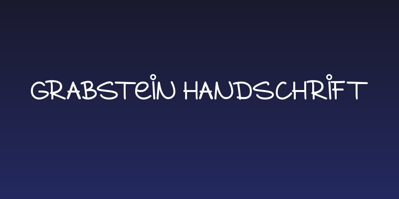 Grabstein HandSchrift Social Header