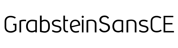 GrabsteinSansCE  Frei Schriftart Herunterladen