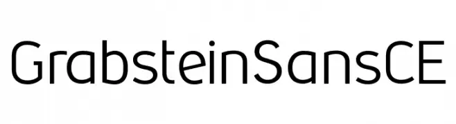 GrabsteinSansCE  Frei Schriftart Herunterladen