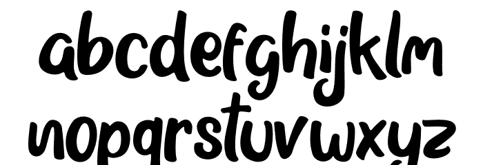 Grace & Hope Font LOWERCASE