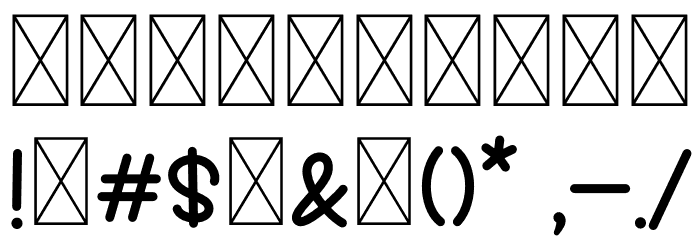 Grace Sherina Font OTHER CHARS