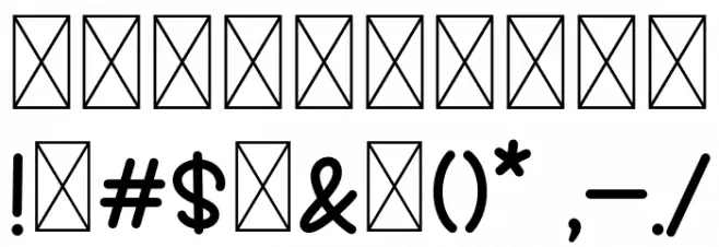 Grace Sherina Font OTHER CHARS