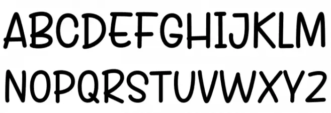 Grace Sherina Schriftart Groß
