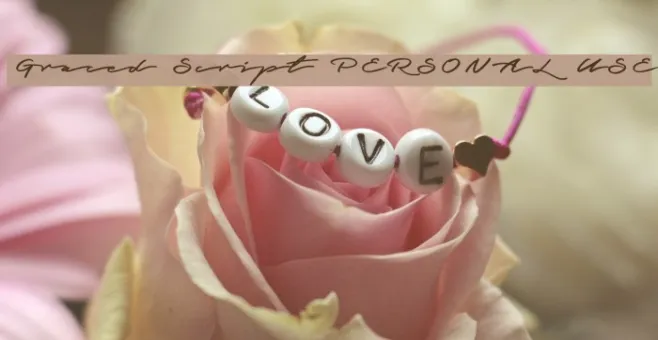 Graced Script PERSONAL USE Example 2