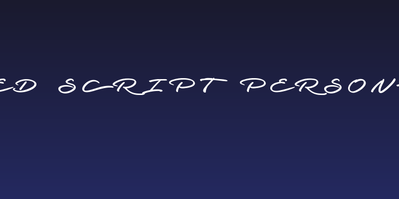 Graced Script PERSONAL USE Social Header