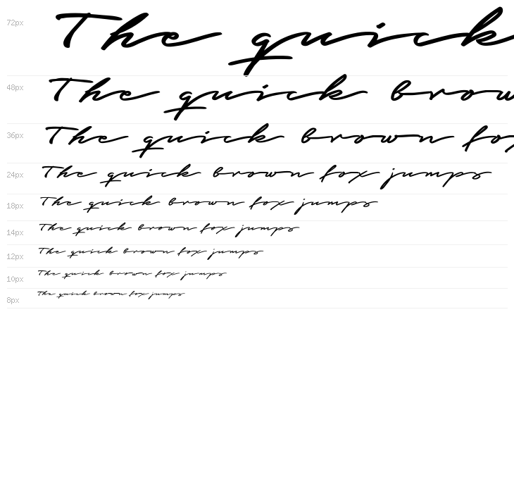 Graced Script PERSONAL USE Waterfall