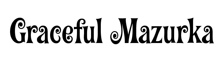 Graceful Mazurka  Descarca Fonturi Gratis
