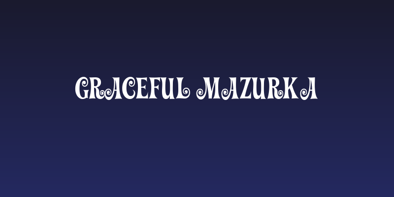 Graceful Mazurka Social Header