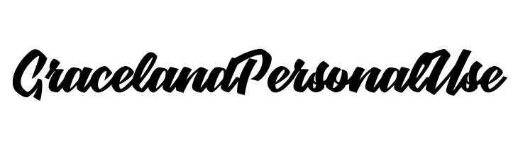Graceland Personal Use Шрифта