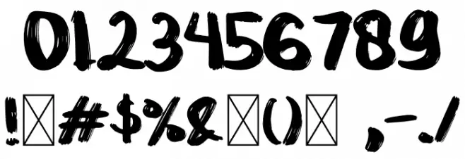 Graceland Font OTHER CHARS