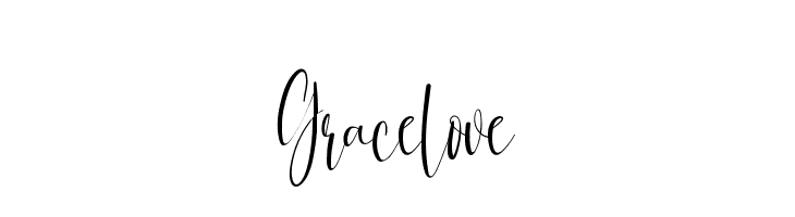 Gracelove  les polices de caractères gratuit tlcharger