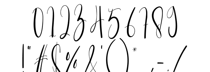 Gracelove Font OTHER CHARS