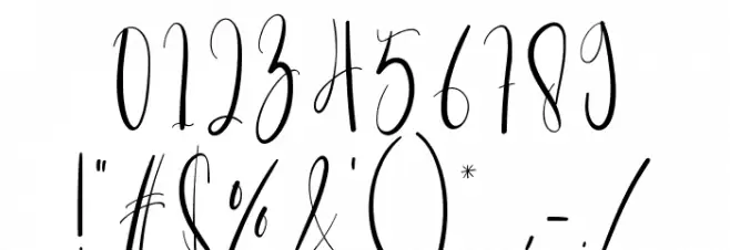 Gracelove Font OTHER CHARS