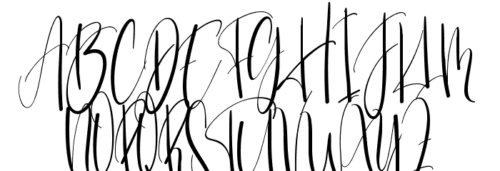 Gracelove Font UPPERCASE