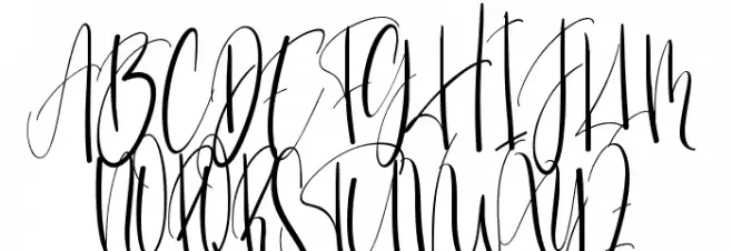 Gracelove Font UPPERCASE