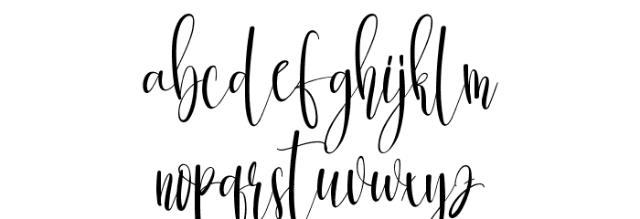 Gracelove Font LOWERCASE
