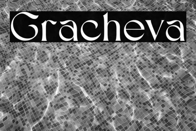 Gracheva Font examples