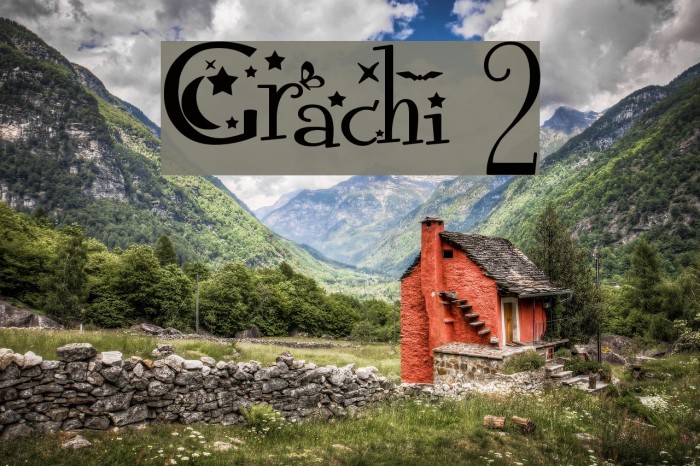 Grachi 2 Font examples