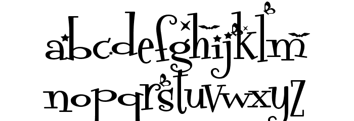 Grachi 2 Font LOWERCASE