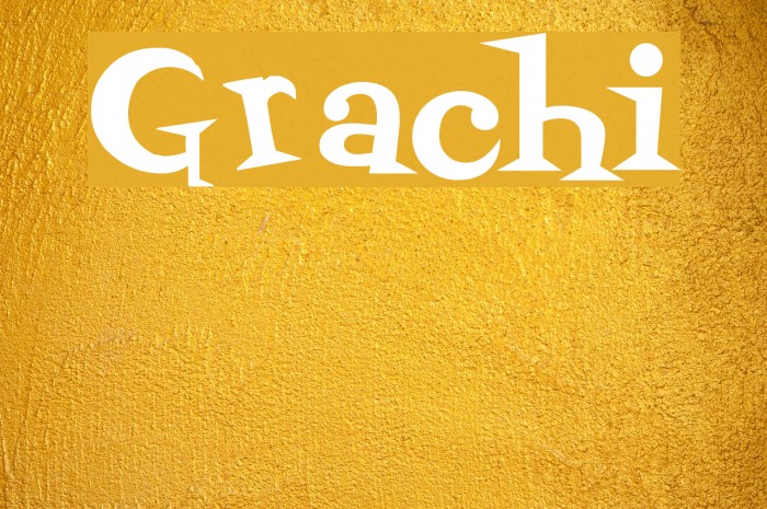 Grachi Font examples